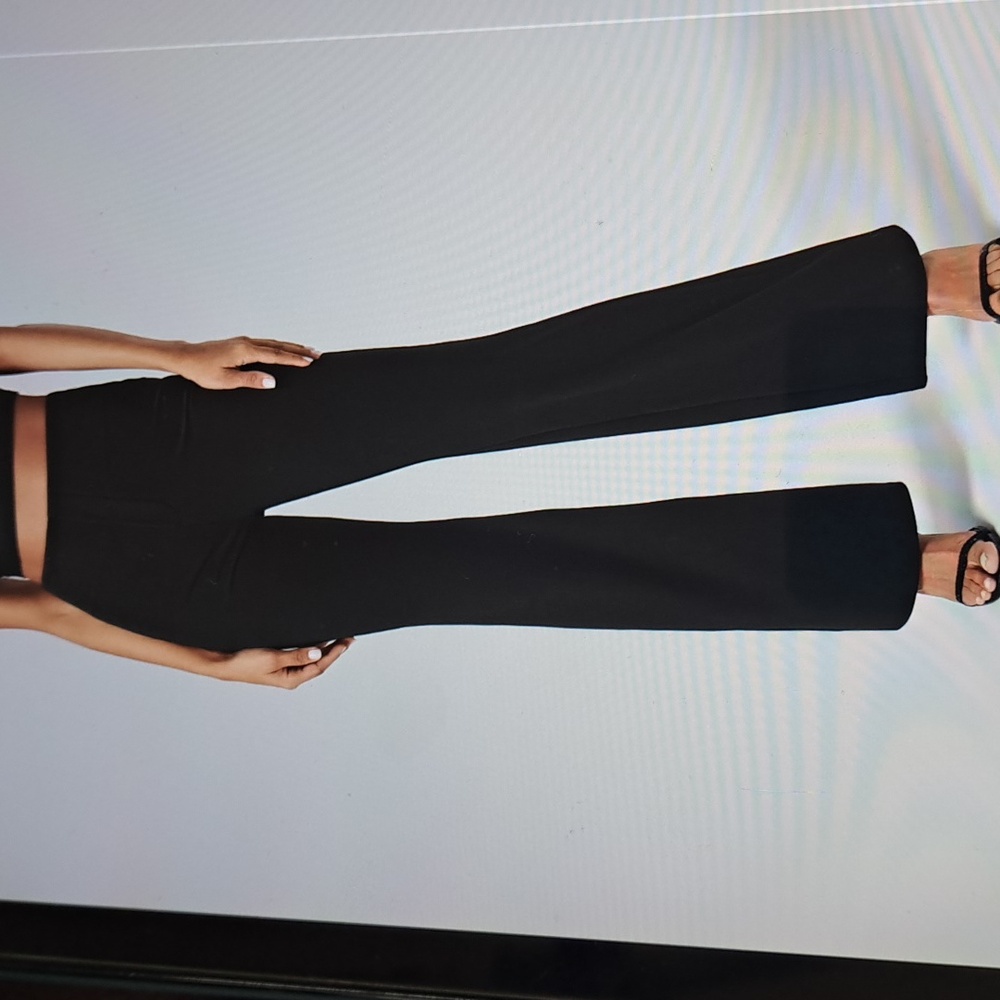 XLARGE (TALL). HALARA SLIGHT FLARE SLENDERIZING WORK PANTS